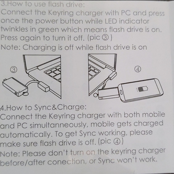 3 IN 1 Portable Keychain Power Bank - Picture 11 of 12